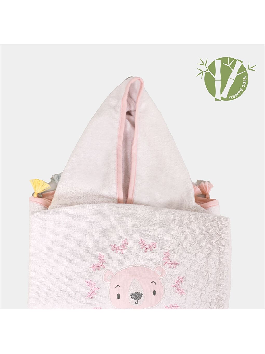 İndigo Unisex Bebek Havlu Panço-3