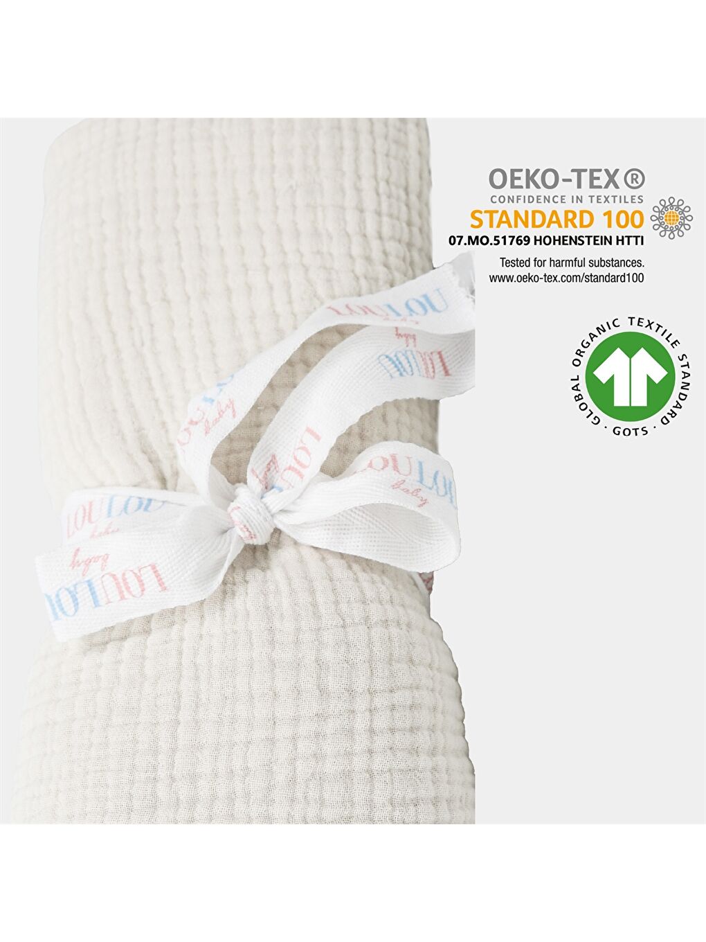 Ekru Bebek Müslin Battaniye-4