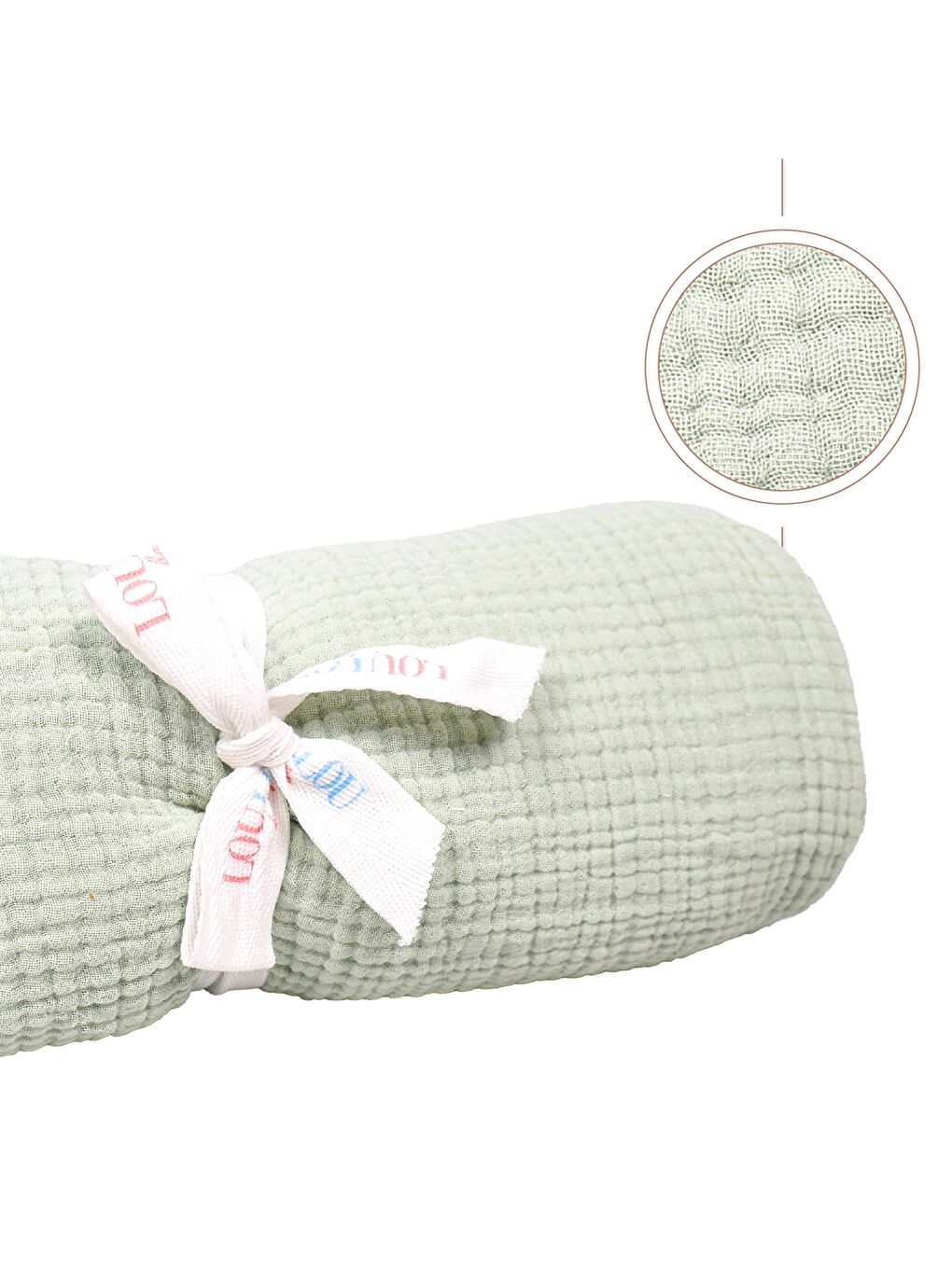 Yeşil Bebek Müslin Battaniye-3