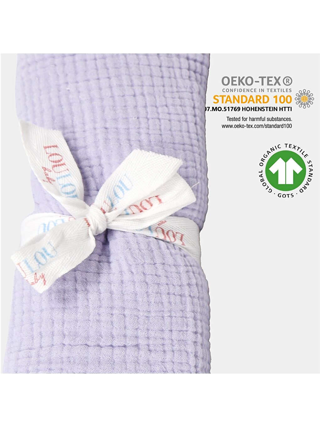 Lila Bebek Müslin Battaniye-3
