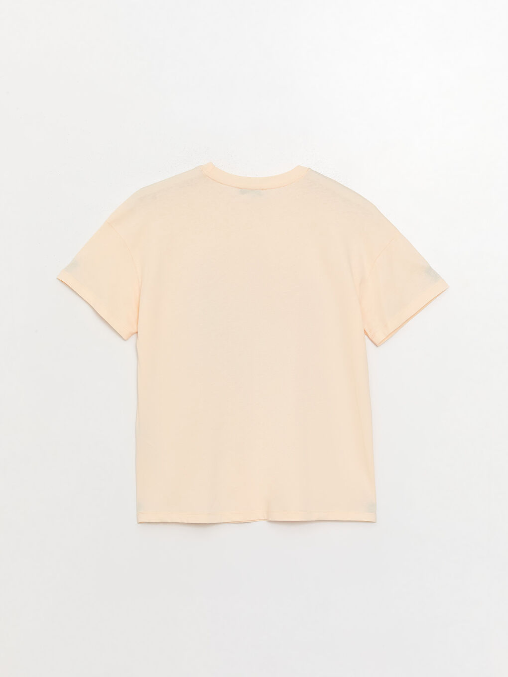 Crew Neck Printed Short Sleeve Oversize Women's T-Shirt-6