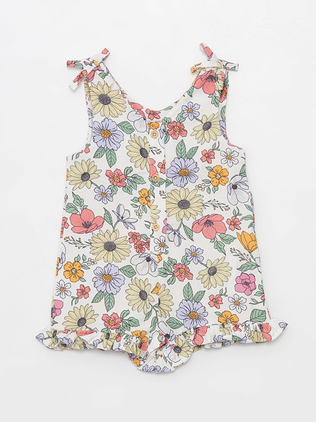 v жағалы қыз балаға арналған комбинезон