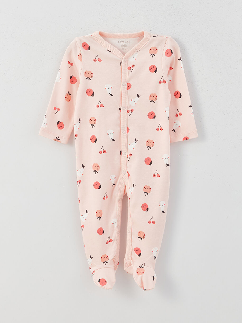 Pembe Bisiklet Yaka Baskılı Kız Bebek Hastane Çıkış Seti 3'lü-2