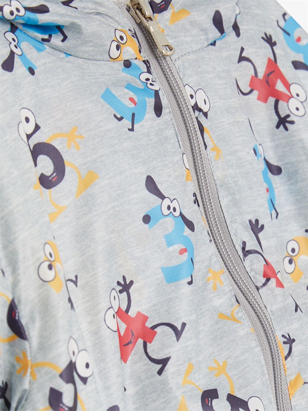 Gri Desenli Erkek Bebek Mont-3