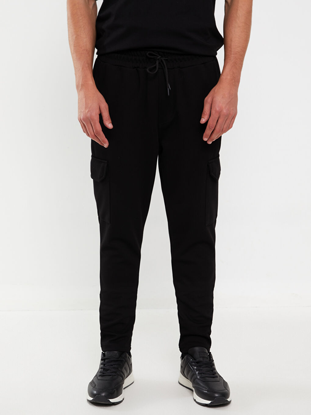Slim Fit Men's Cargo Sweatpants-1
