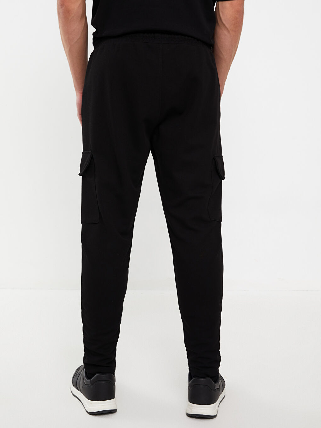 Slim Fit Men's Cargo Sweatpants-4