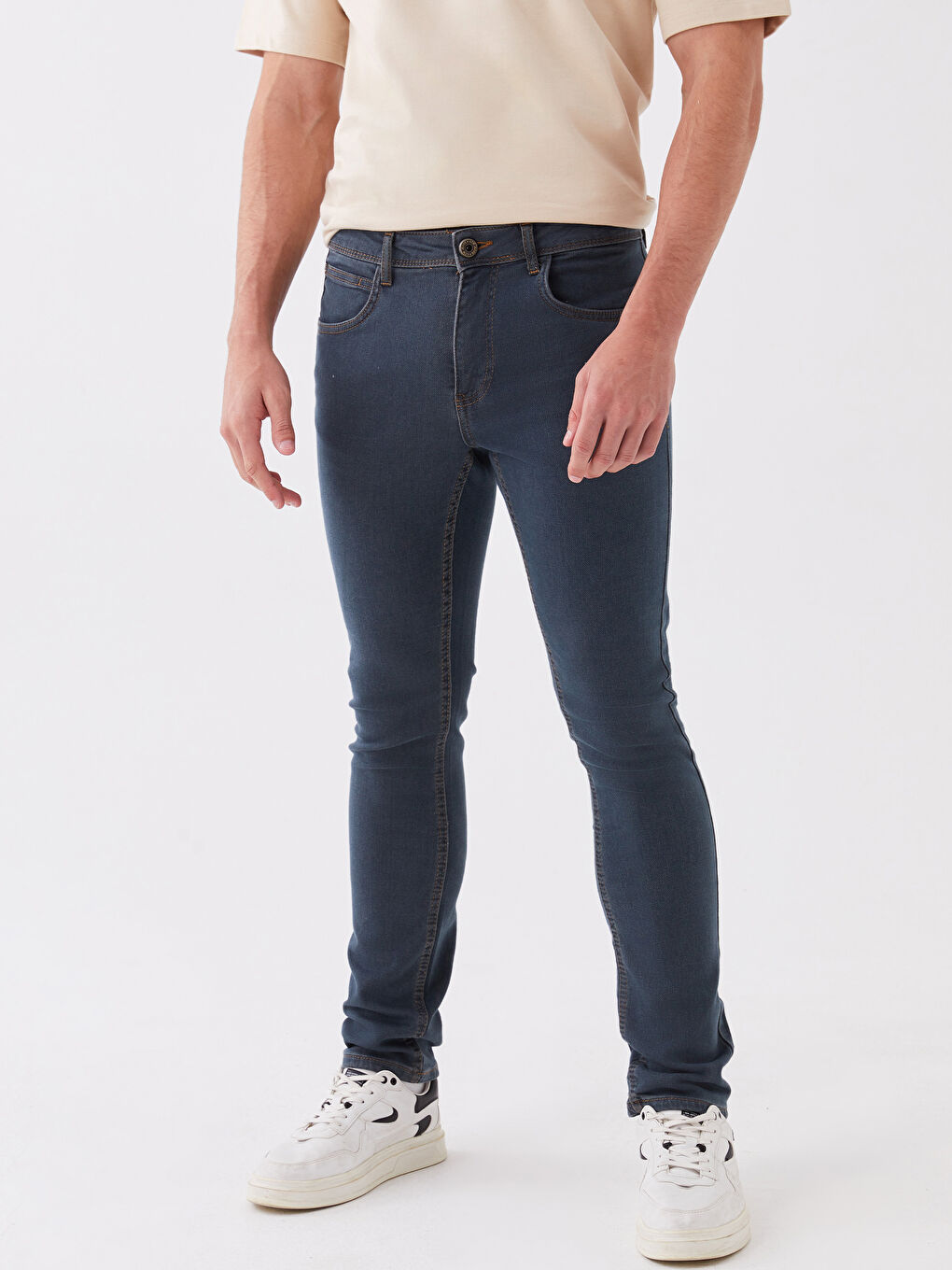 Yeşil 750 Slim Fit Erkek Jean Pantolon-3