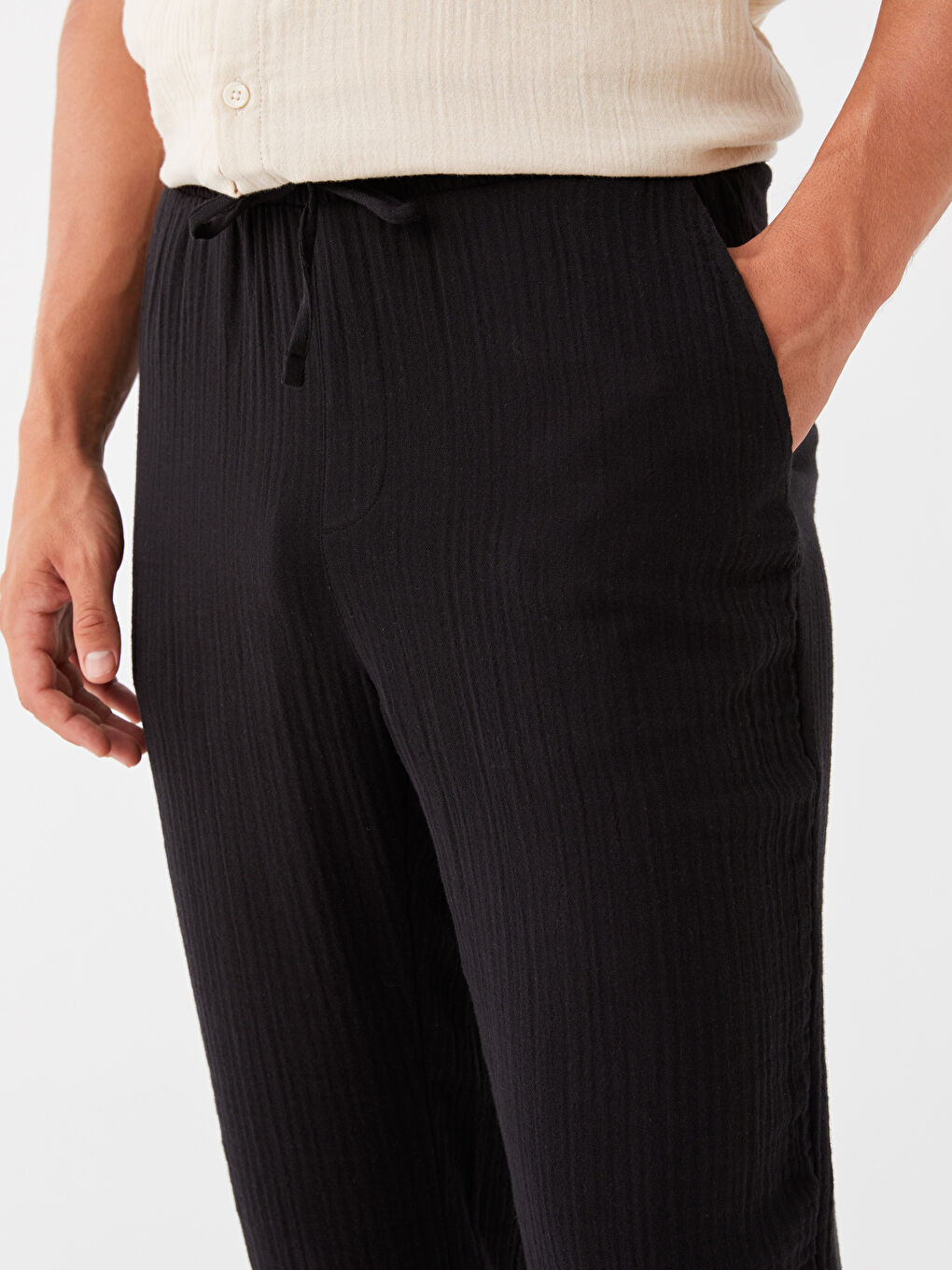 Брюки свободного кроя для мужчин-3