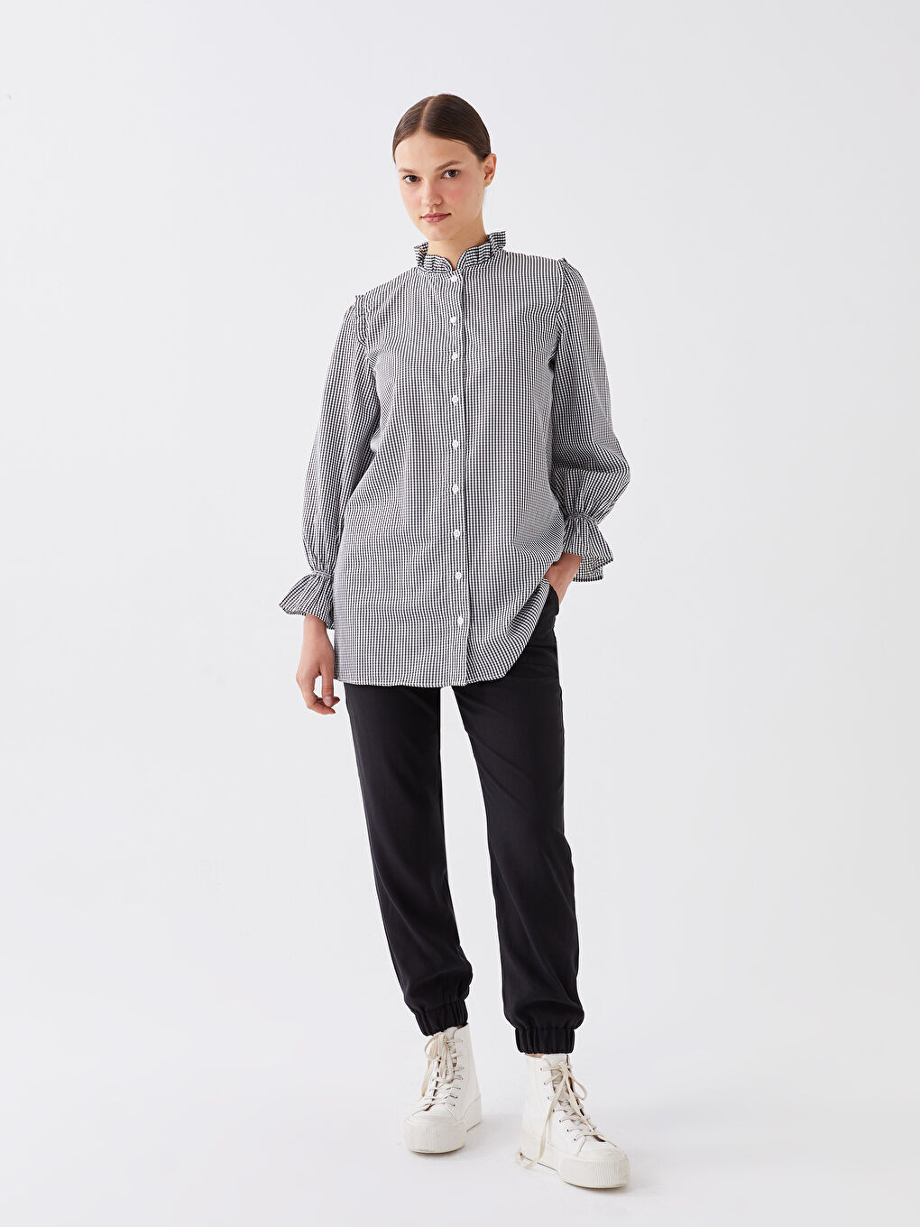 Elastic Waist Comfortable Fit Women's Jogger Pants