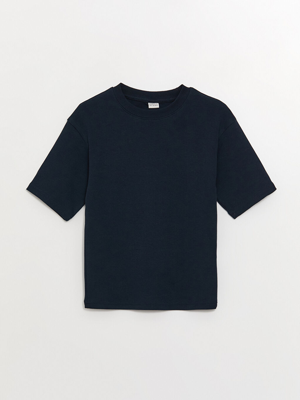 Comfortable Fit Crew Neck Basic Boys` T-Shirt