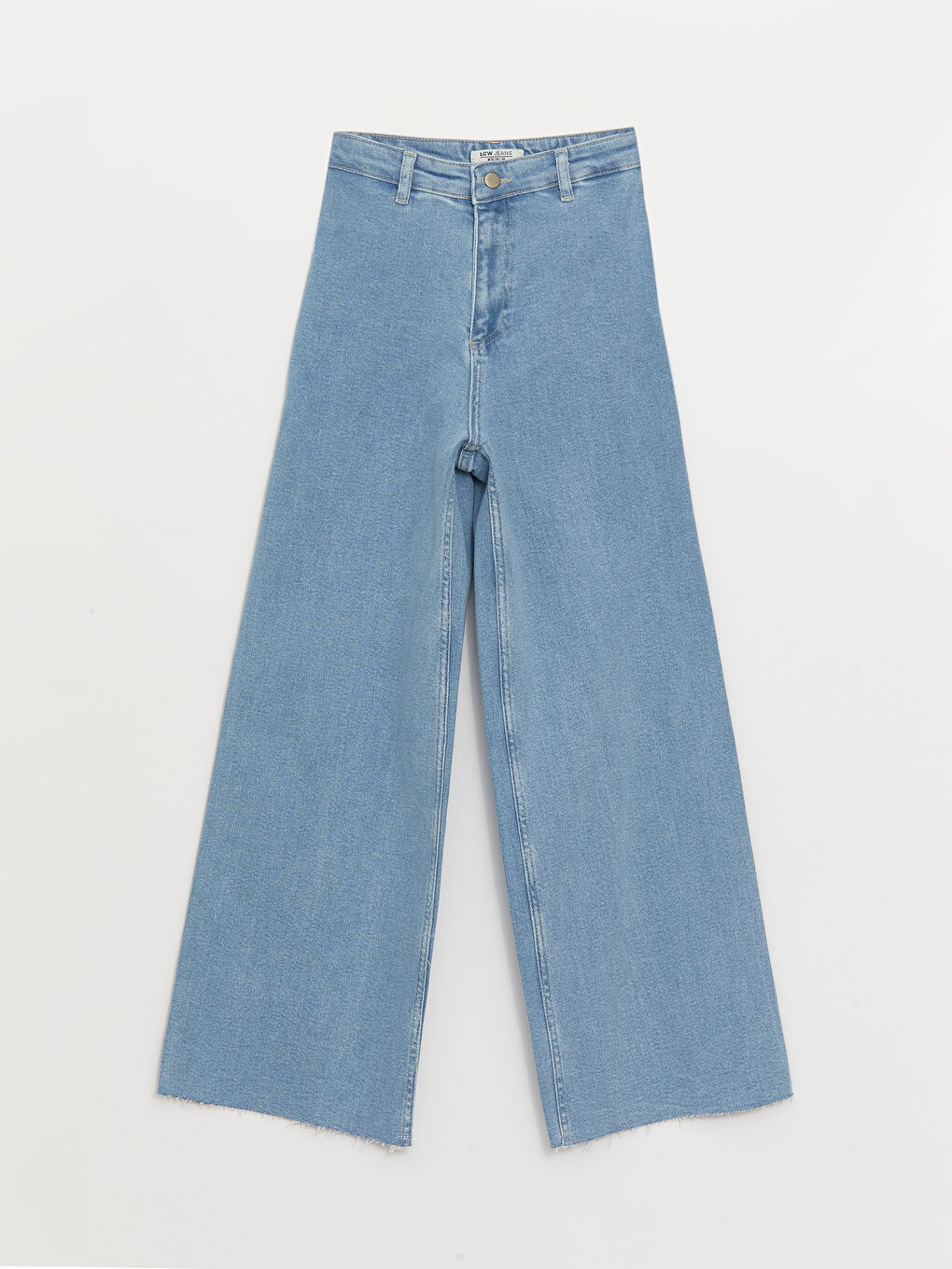 İndigo Wideleg Kadın Jean Pantolon-5