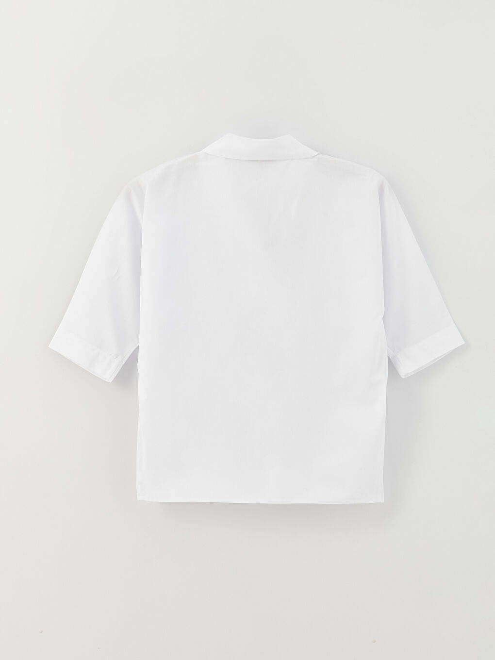 პერანგის საყელო სწორი მოკლე სახელო ქალებისთვის ბლუზი-1