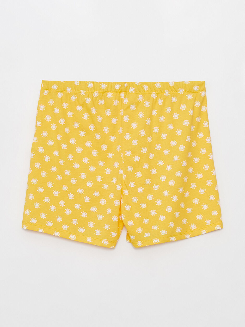 سراويل بيجامة قصيرة منقوشة بخصر مرن للسيدات-7