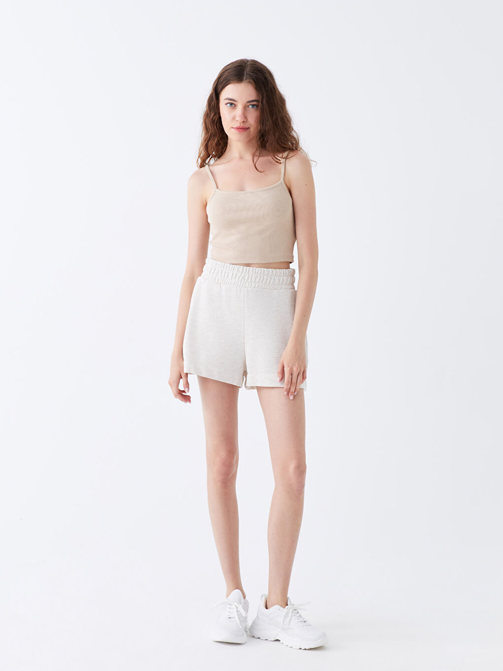 Elastic Waist Comfortable Fit Women's Shorts -S3JR95Z8-DFH