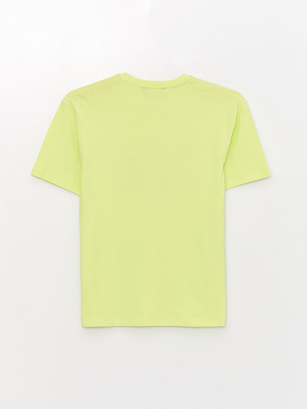 Yeşil Bisiklet Yaka Kısa Kollu Baskılı Penye Erkek Tişört-6