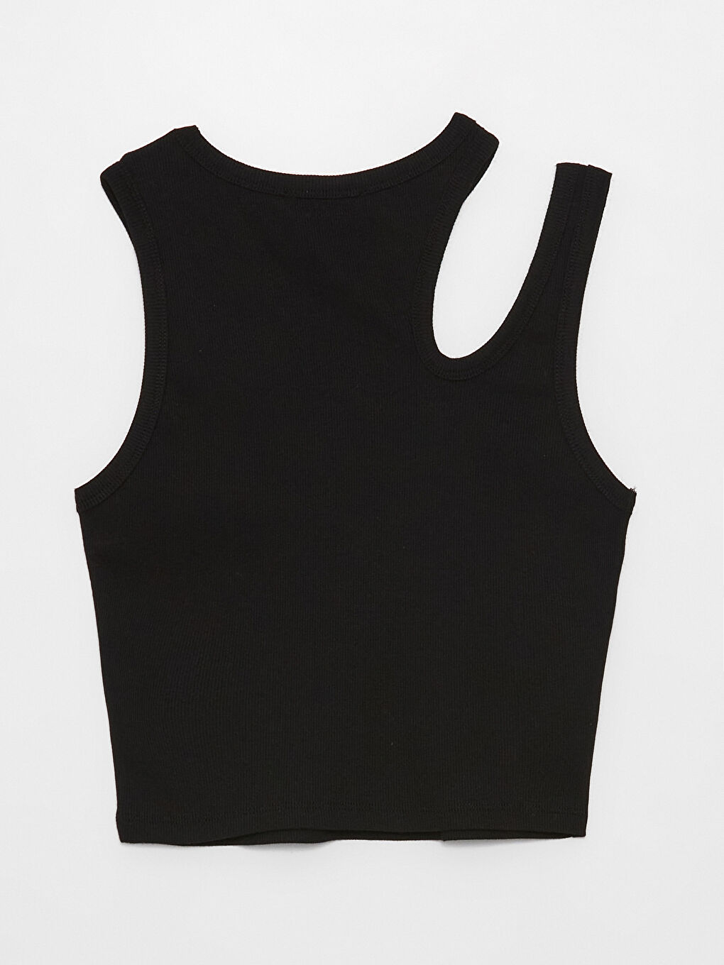 Crew Neck Window Detailed Women's Crop Top -S3JS46Z8-CVL