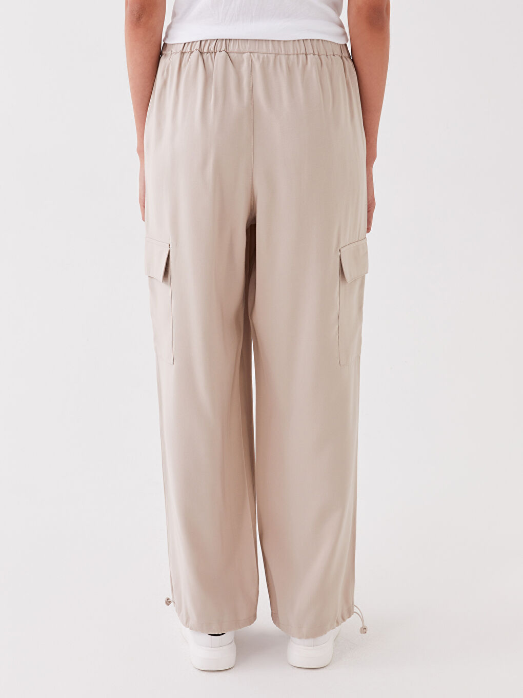 LCW Vision Pantalone sa elastičnim strukom širokog kroja za žene -S3JS53Z8-GD0