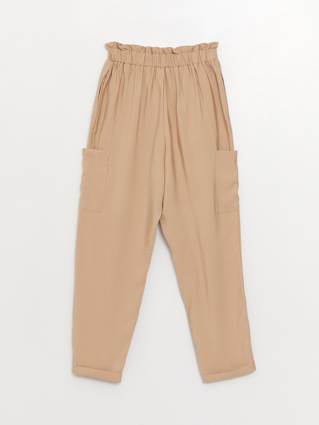Elastic Waist Standard Fit Women's Trousers-6
