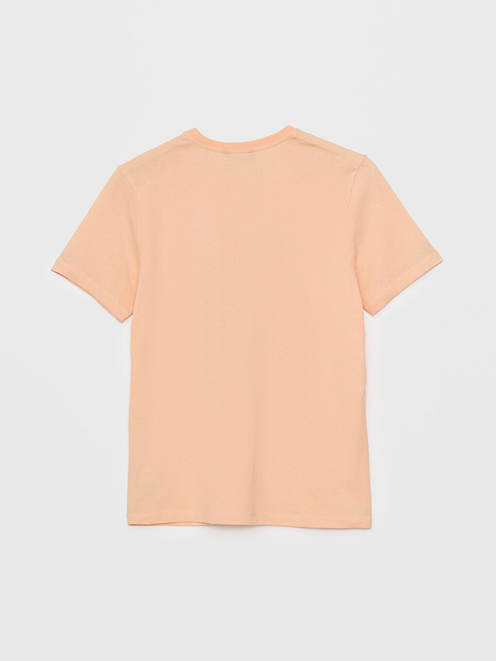 Crew Neck Short Sleeve Printed Combed Cotton Men's T-shirt-6