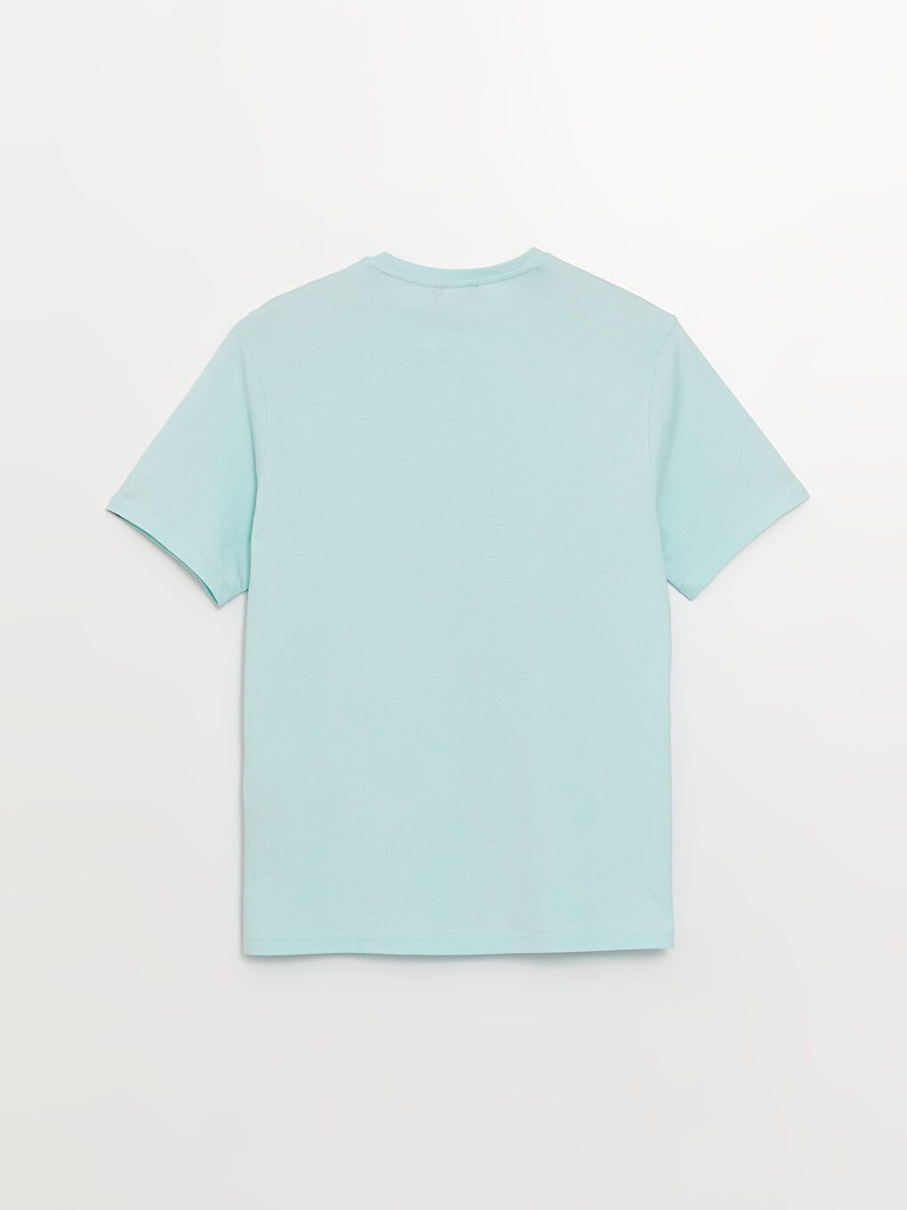 Turkuaz Bisiklet Yaka Kısa Kollu Baskılı Penye Erkek Tişört-6