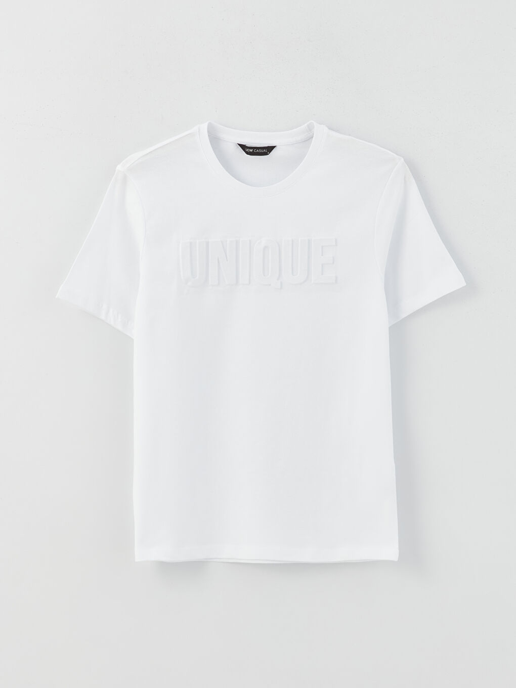 მრგვალი საყელო მოკლე სახელო ნაბეჭდი კომბინირებული ბამბის მამაკაცის მაისური-4