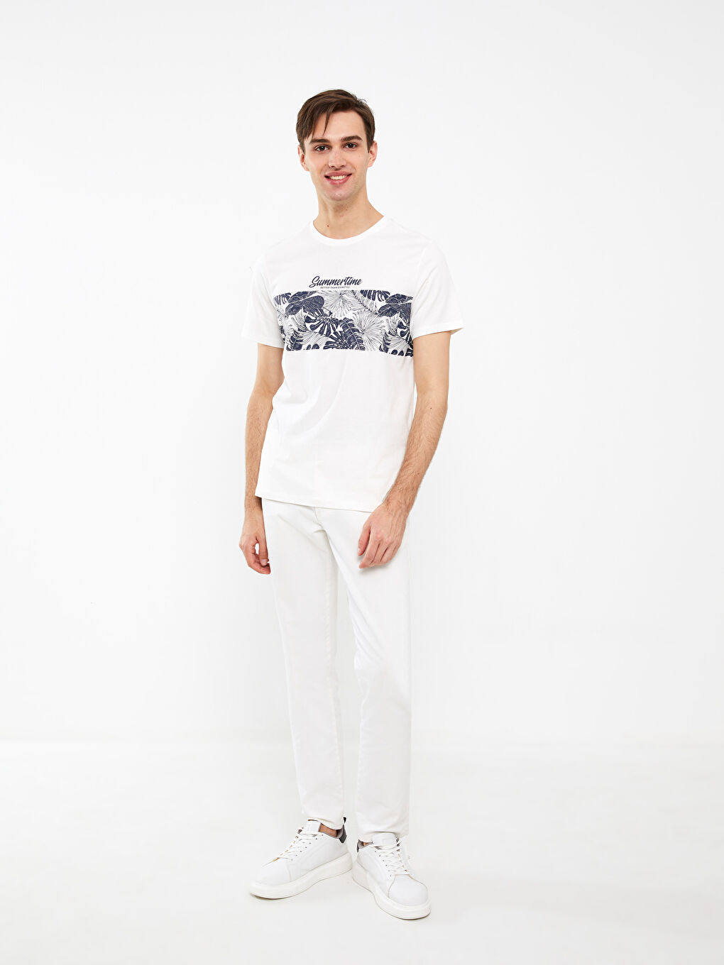 Muškarac BIJELA Majica kratkih rukava-2