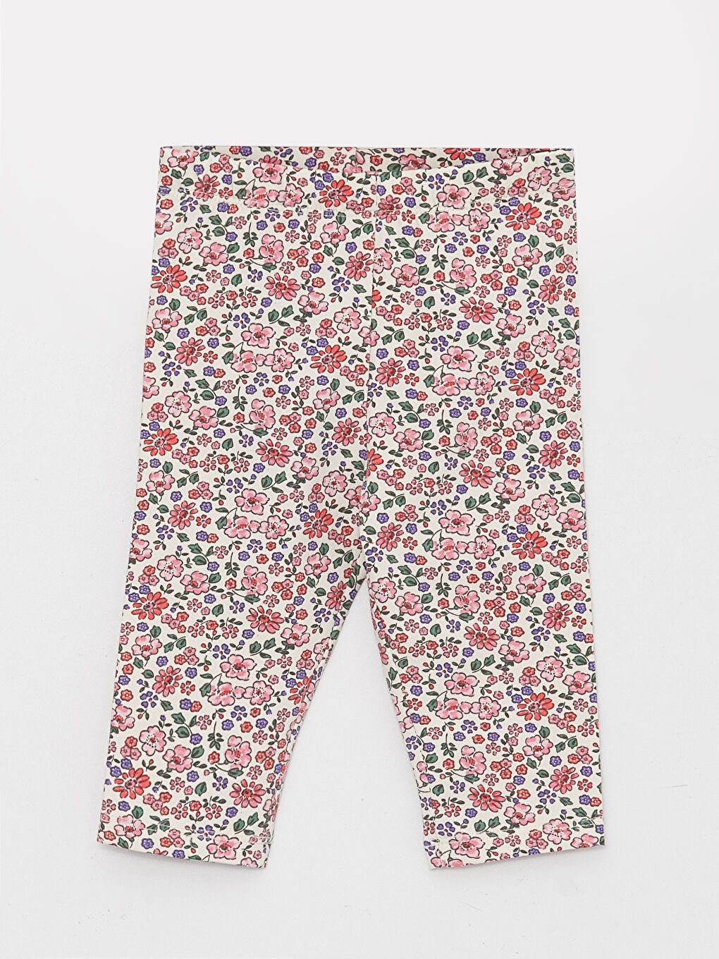 خصر مطاطي طول ثلاثة أرباع سراويل ضيقة للأولاد والبنات الصغار عبوتان-2