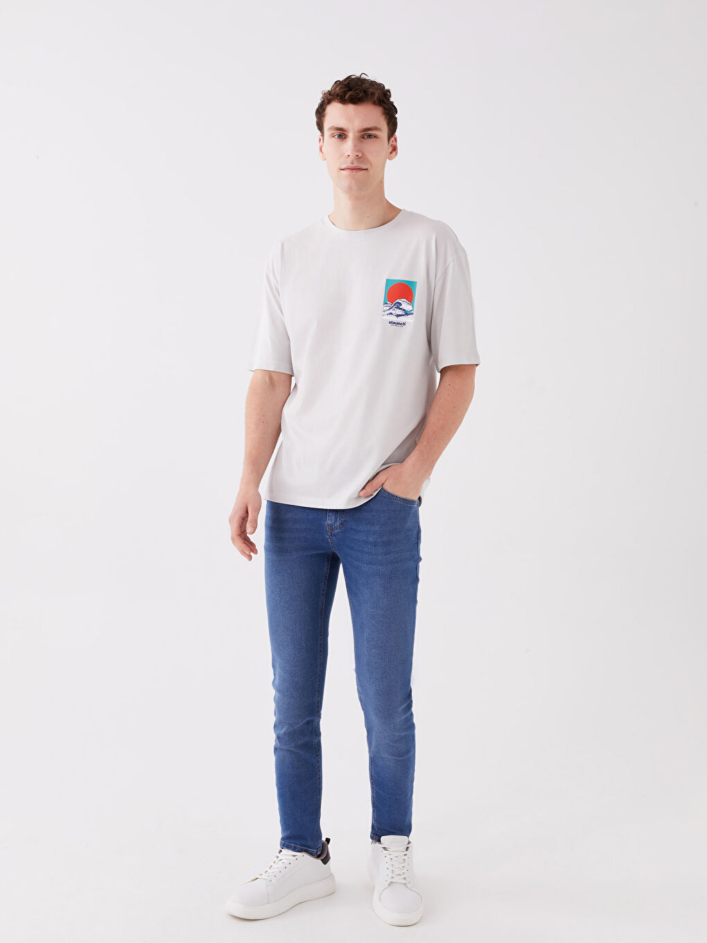 760 جينز سكيني فيت للرجال