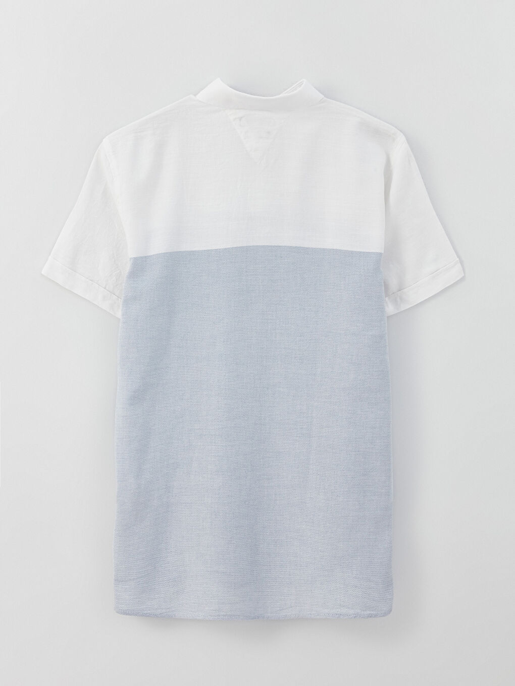 Slim Fit Short Sleeve Dobby Men's Shirt-6