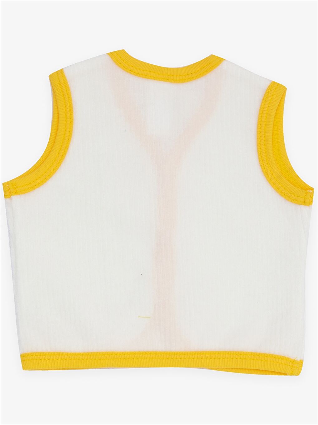 Ekru V Yaka Erkek Bebek Hırka-1