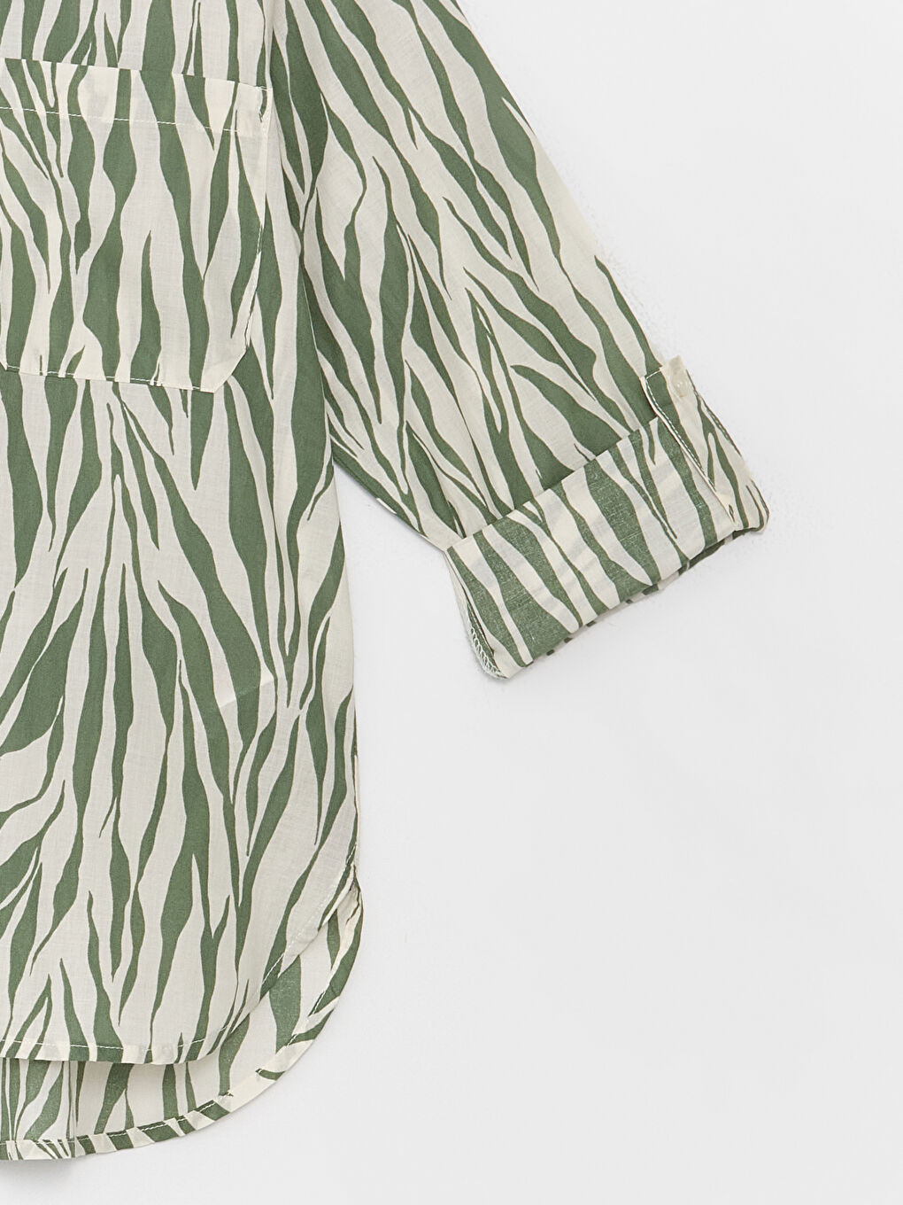 Patterned Long Sleeve Women's Shirt-6