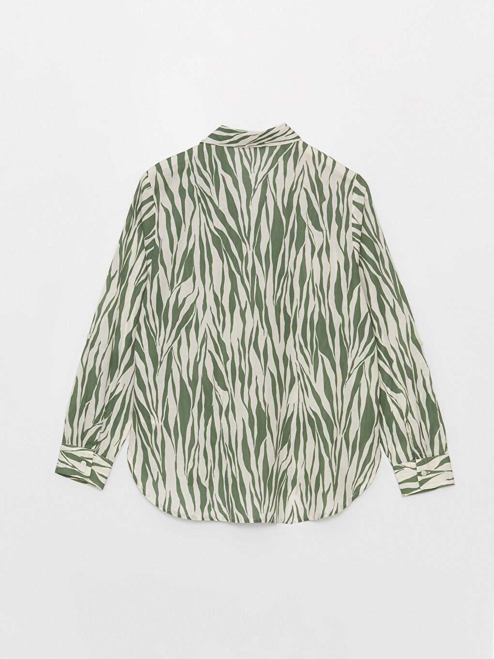 Patterned Long Sleeve Women's Shirt-7