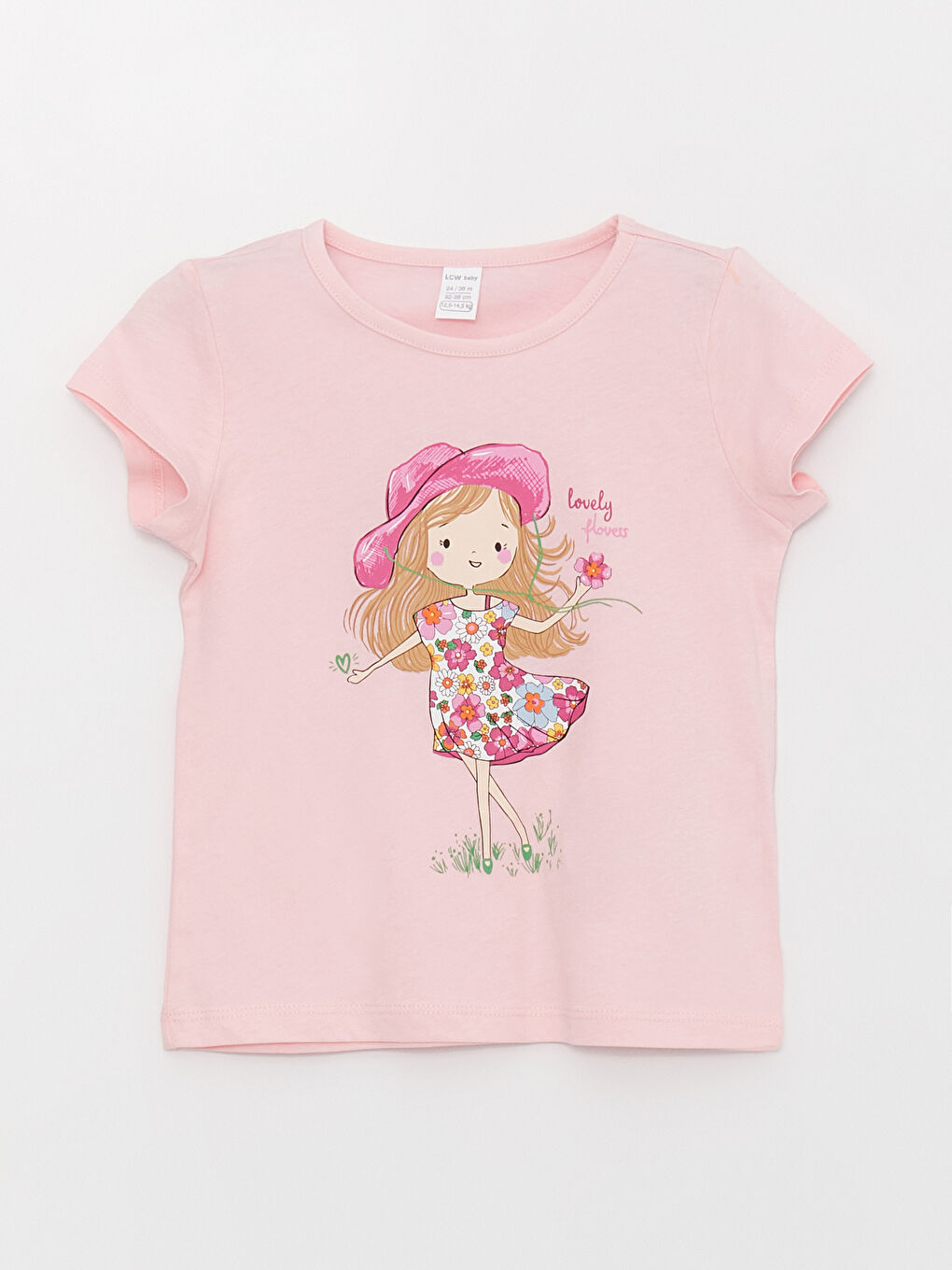 Ensemble T-Shirt et Leggings Imprimés Bébé Fille Col Rond Lot de 2-1