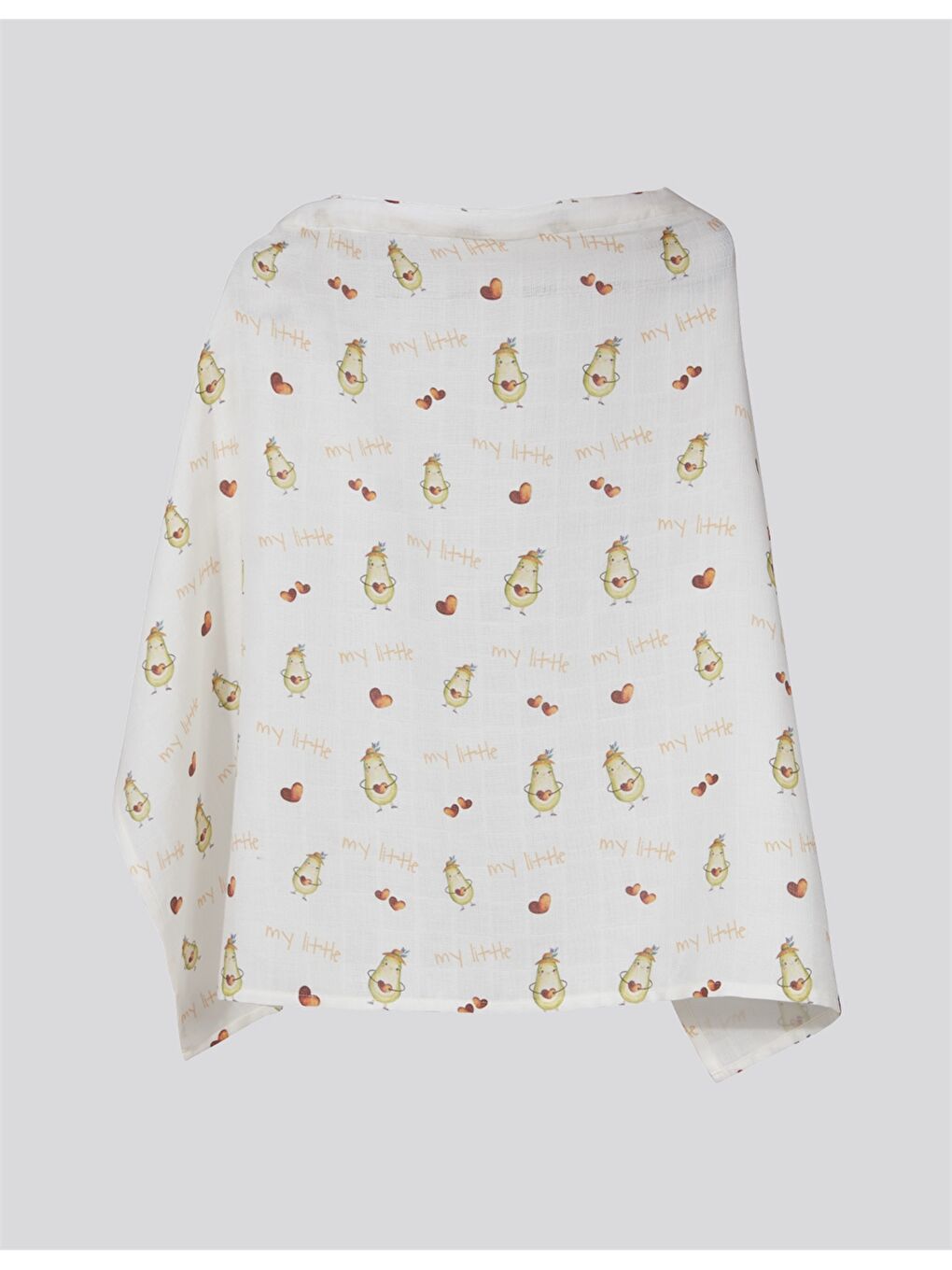 Desenli Emzirme Önlüğü 90x60 cm-1