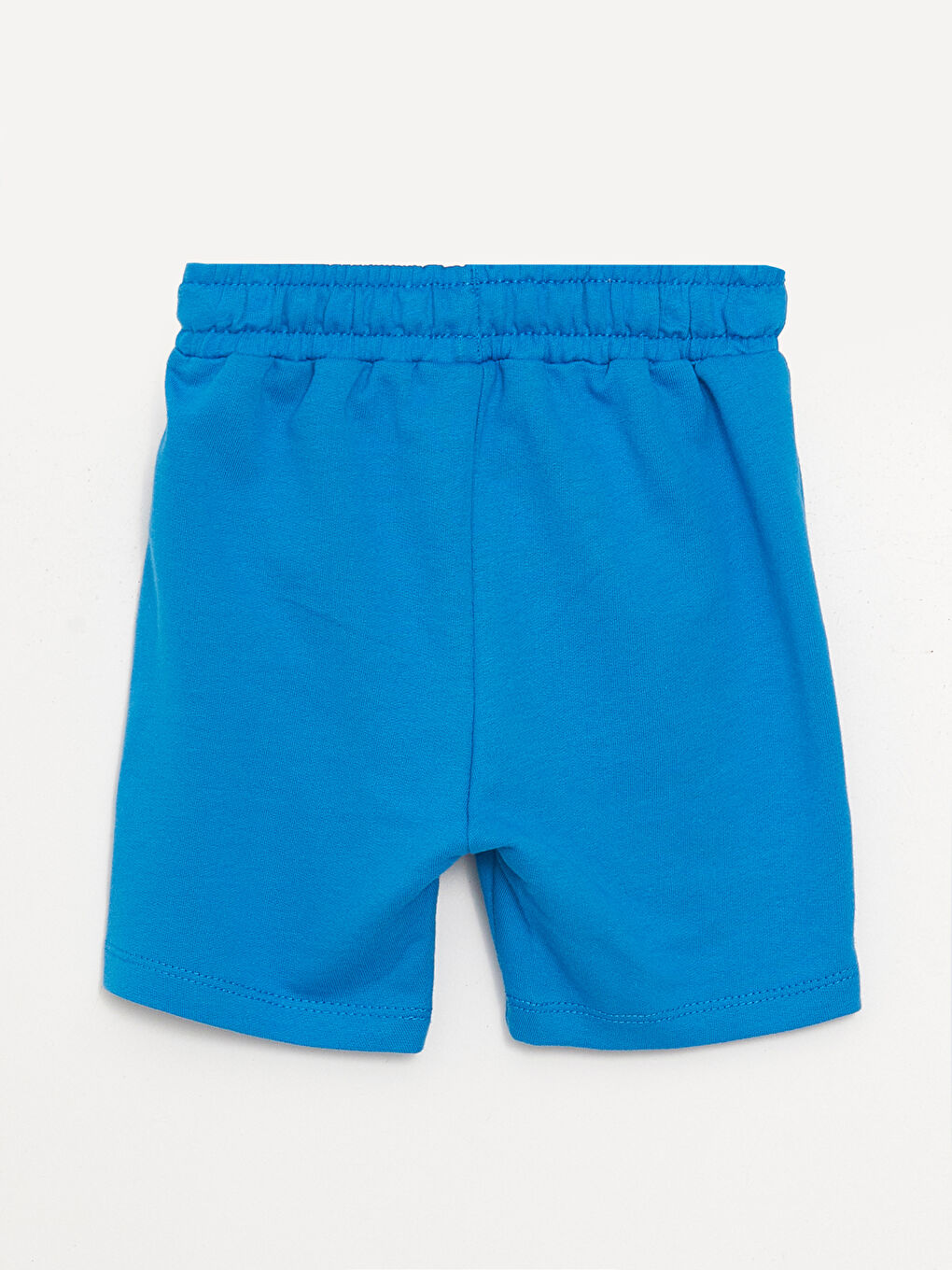 Ekru Bisiklet Yaka Erkek Bebek Tişört ve Şort 2'li-4