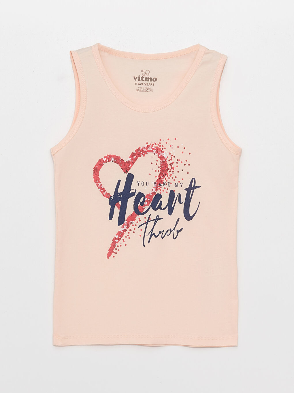 Turuncu Bisiklet Yaka Baskılı Kız Çocuk Şortlu Pijama Takımı-1