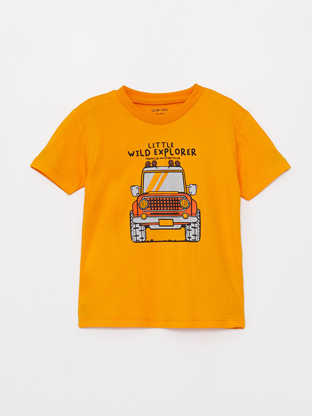 こー LCW baby Bisiklet Yaka Baskılı Erkek Bebek Tişört - S3K043Z1-KXZ | LCW