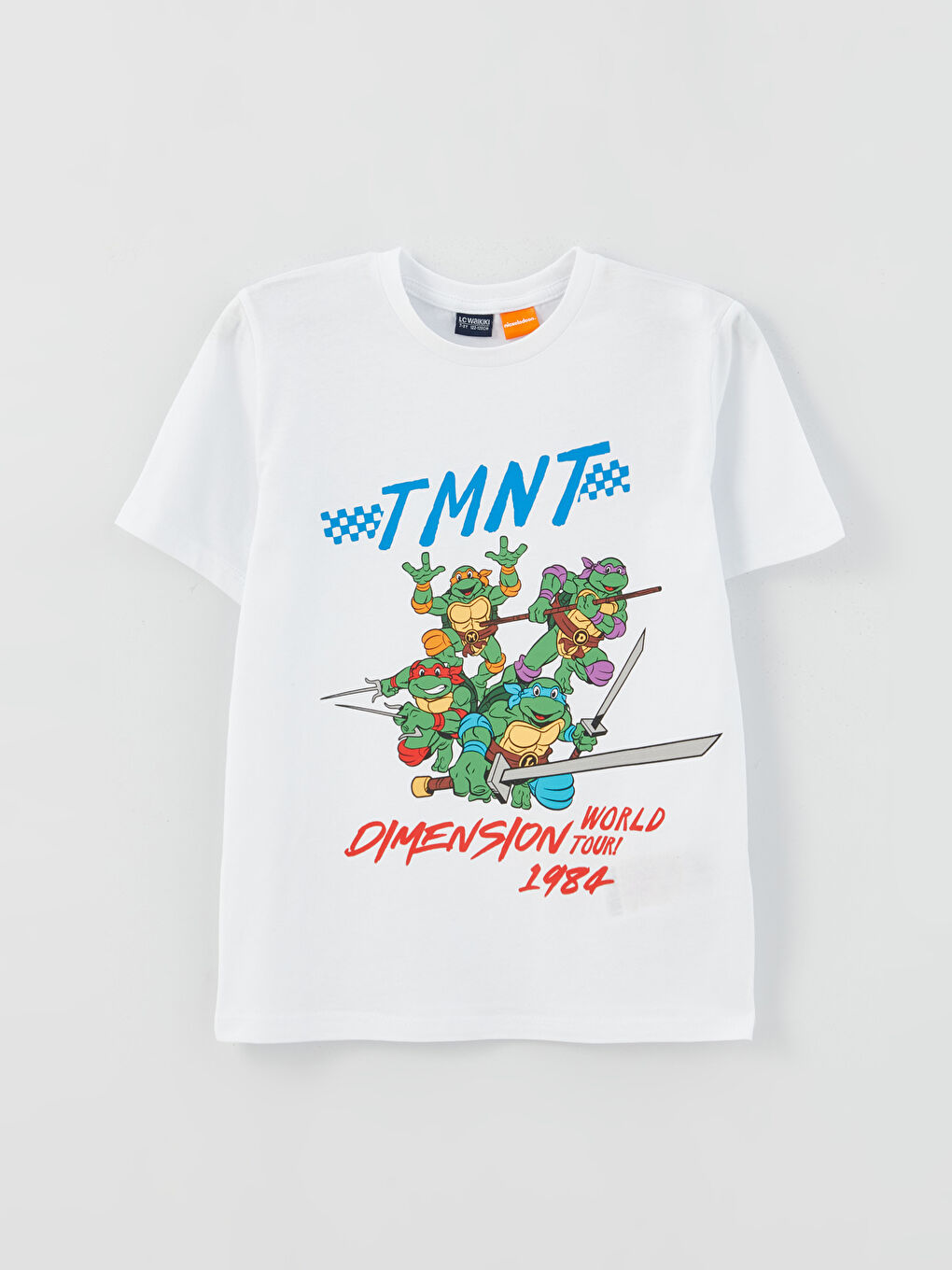 LC Waikiki Crew Neck Ninja Turtles Printed Short Sleeve Boys' T-Shirt -S3K075Z4-R9K