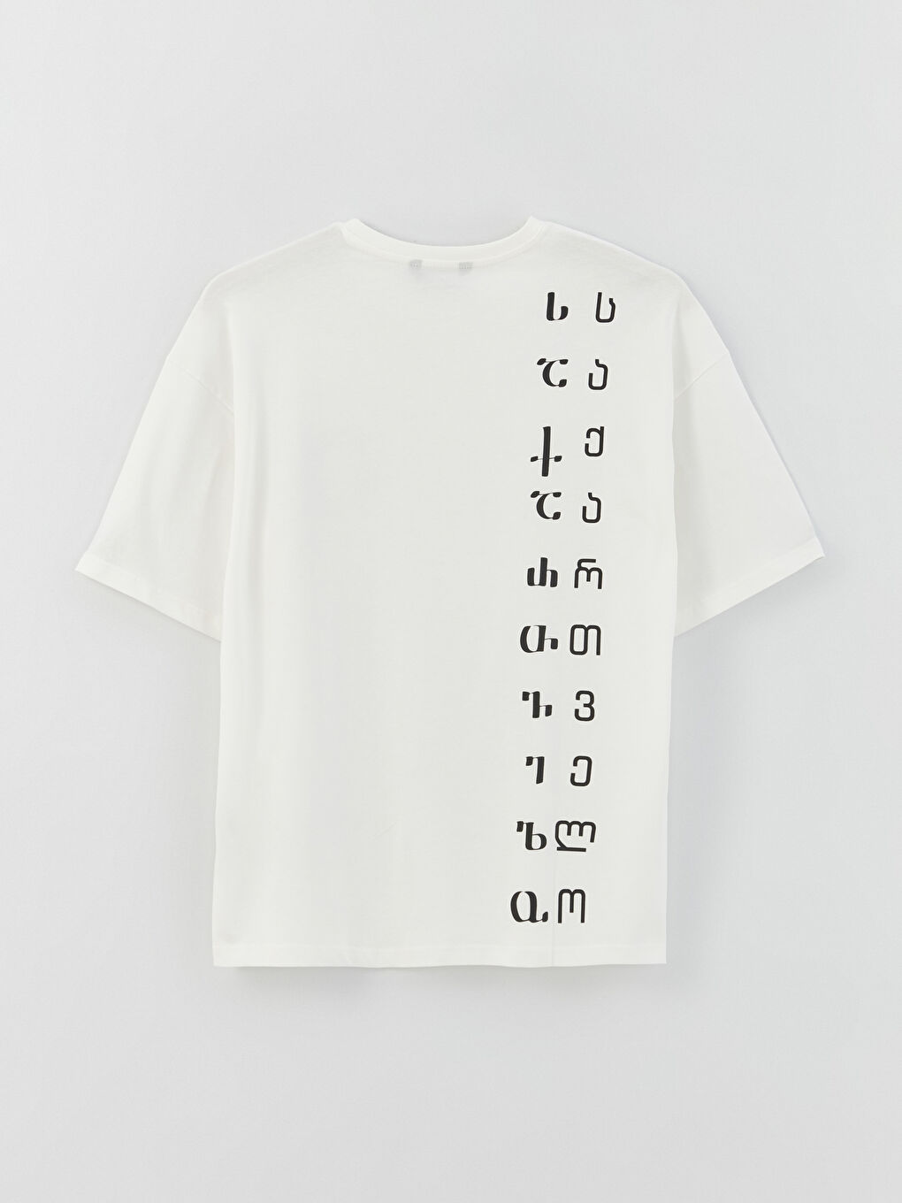 تيشيرت رجالي ياقة دائرية كم قصير مطبوع قطن ممشط-6