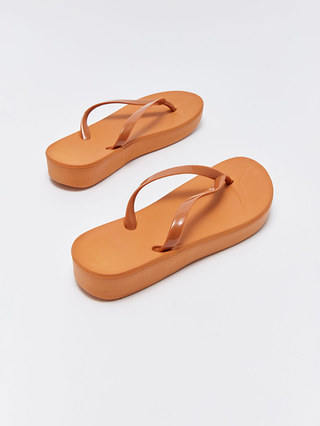 Turuncu Kadın Parmak Arası Plaj Terliği-3