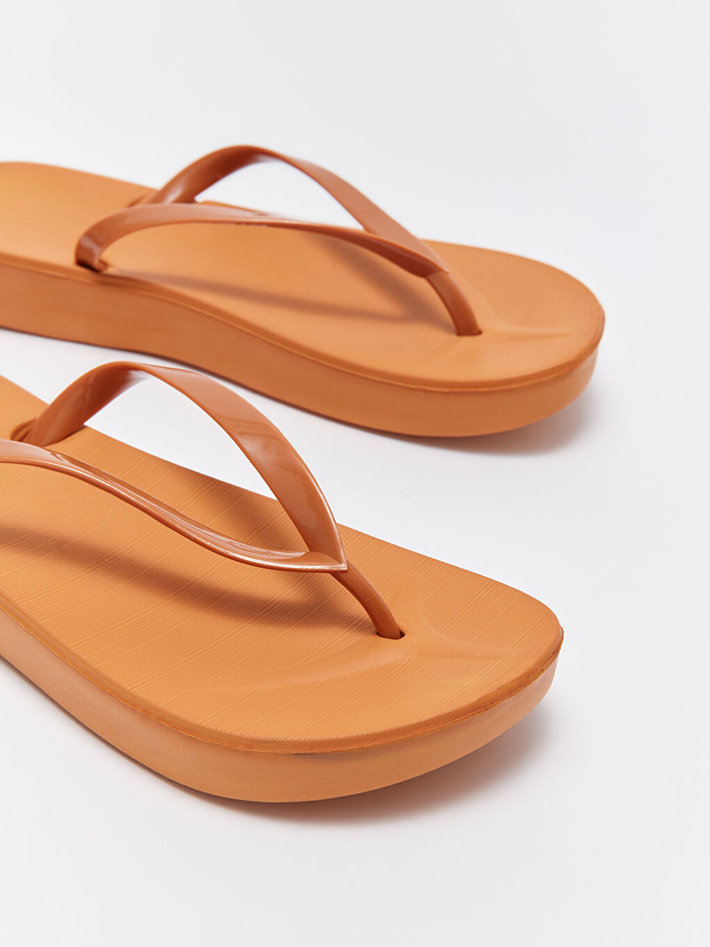 Turuncu Kadın Parmak Arası Plaj Terliği-4