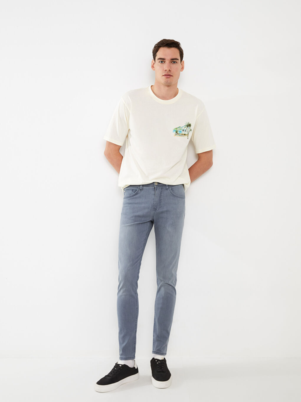 LCW Jeans 760 Skinny Fit Erkek Jean Pantolon -S3K156Z8-GRD