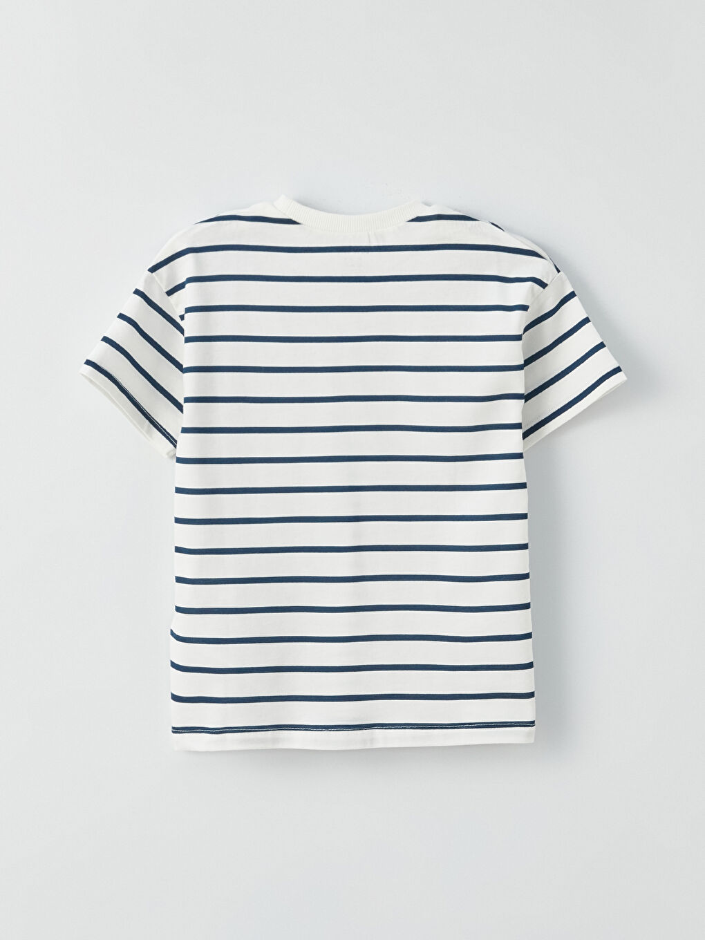 Ekru Bisiklet Yaka Erkek Bebek Tişört ve Şort 2'li-2