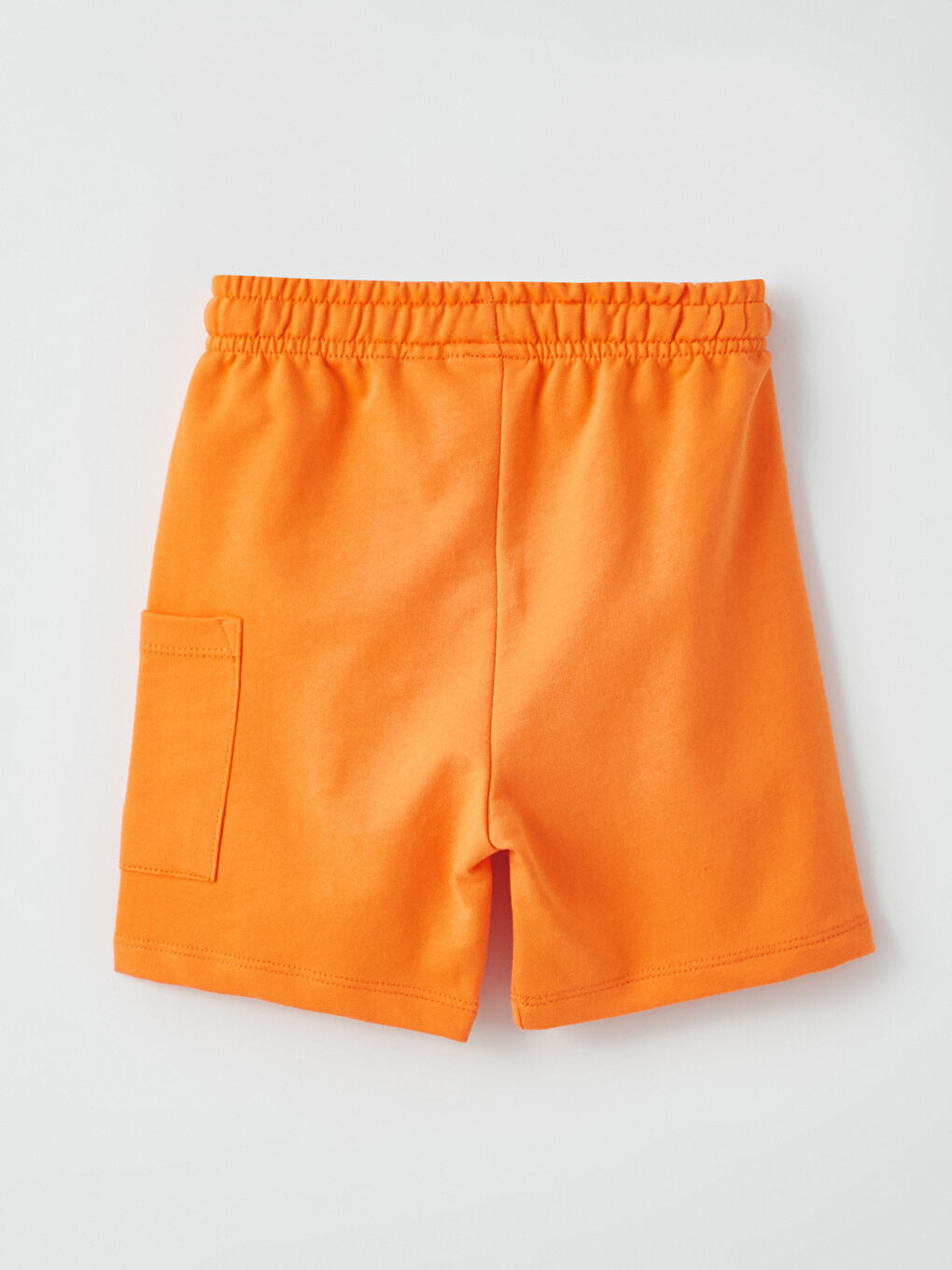 Ekru Bisiklet Yaka Erkek Bebek Tişört ve Şort 2'li-4