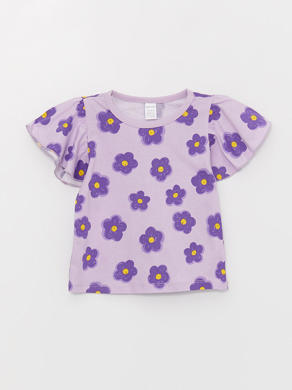 Crew Neck Baby Girls T-Shirt 2 Pack-2