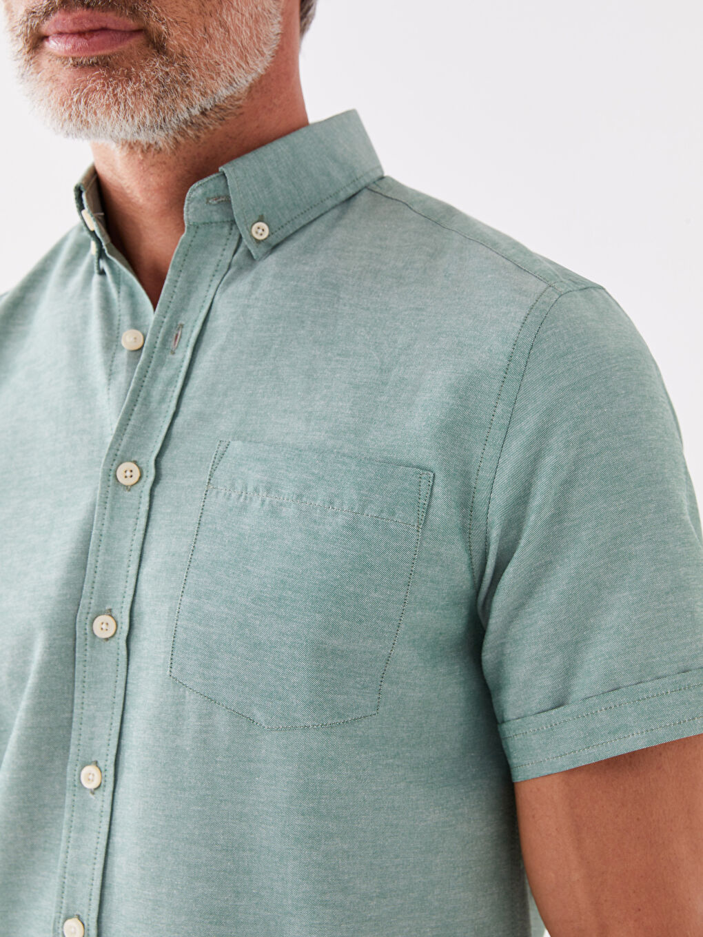 Chemise à Manches Courtes Coupe Régulière pour Hommes-3