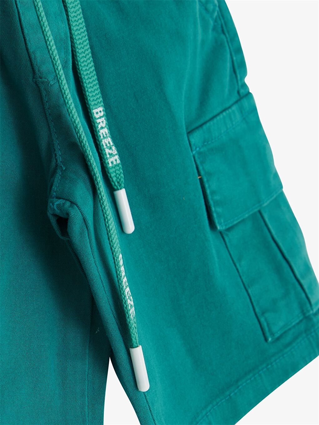 Yeşil Basic Erkek Bebek Şort-3