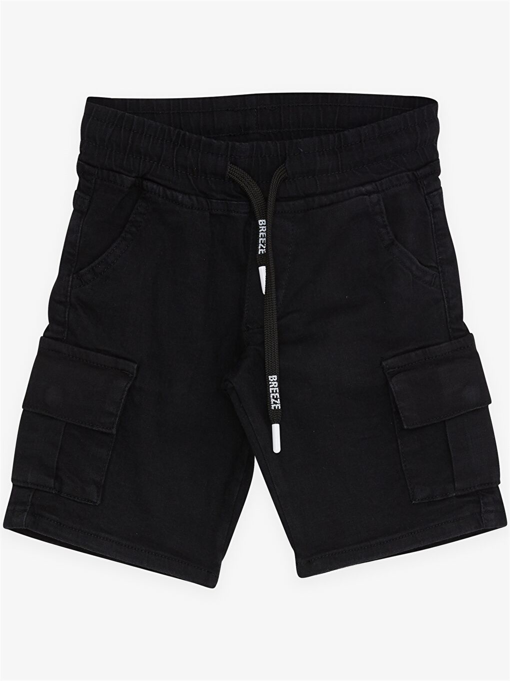 Siyah Basic Erkek Bebek Şort