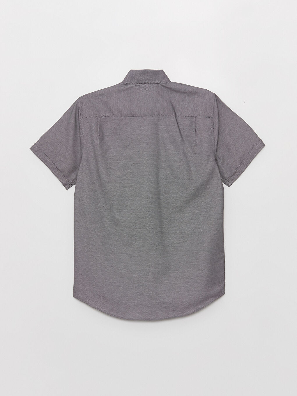 Siyah Regular Fit Kısa Kollu Erkek Gömlek-6