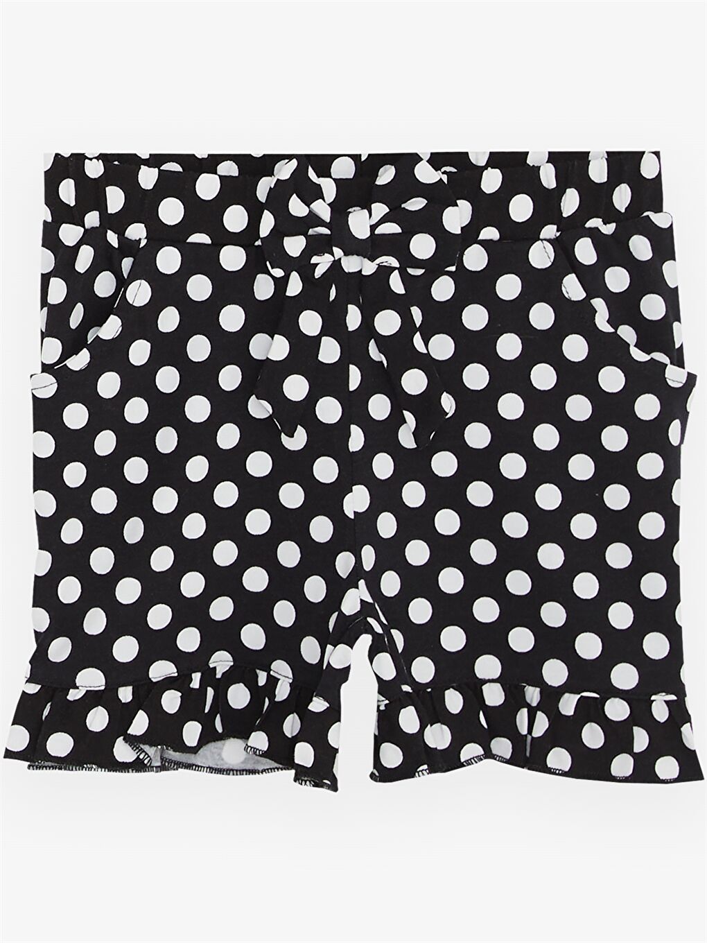 Pembe Bisiklet Yaka Kız Çocuk Atlet ve Şort-3